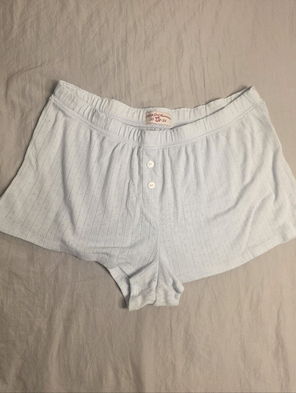 Dairy Boy "Dairy Girl Summer 2024" Powder Blue Pajama Shorts